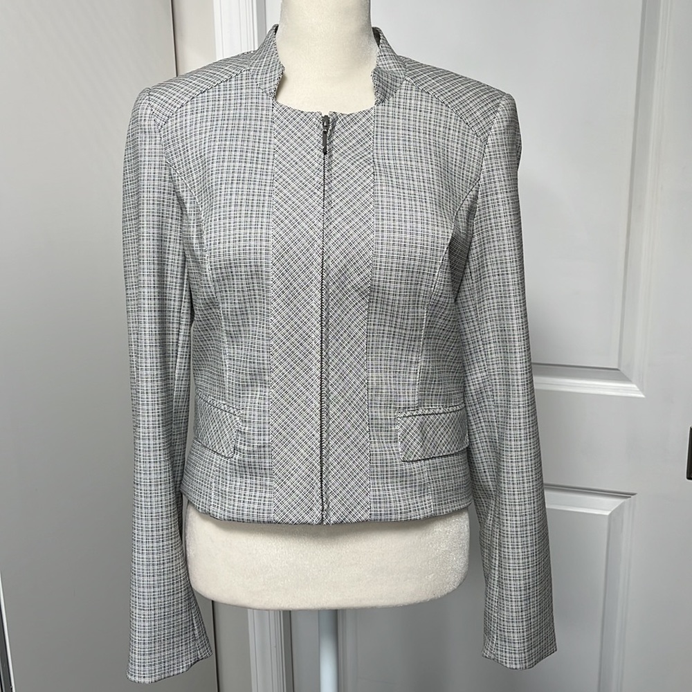 NWT❗️WHBM B&W Textured Jacket